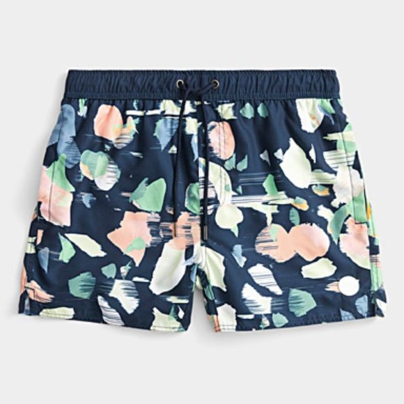 NATIVE YOUTH Swim Shorts Navy Multi Large / 34 - Picture 1 of 1